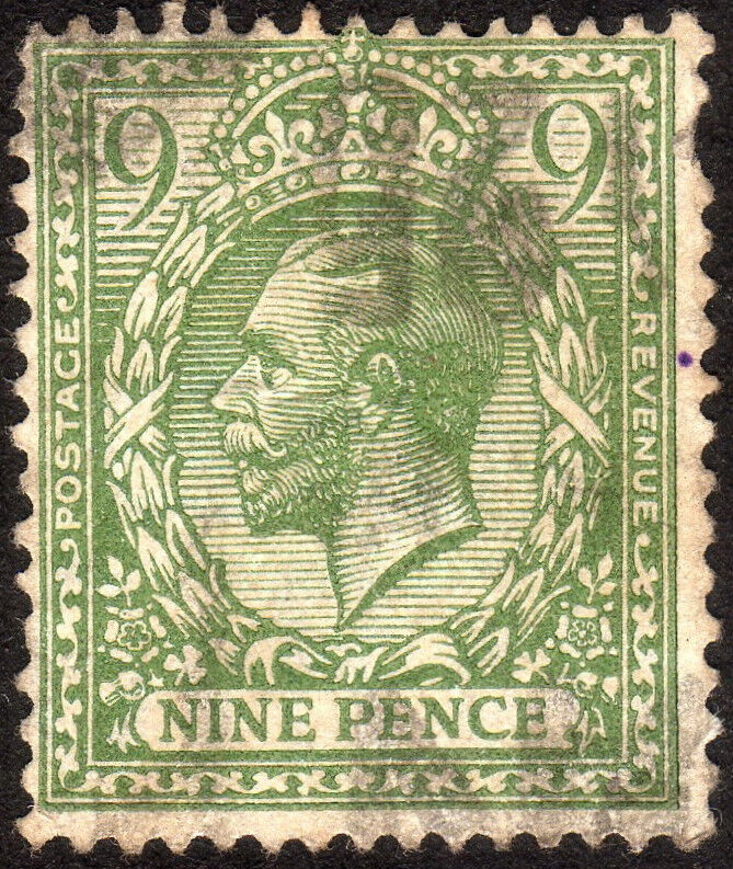 1924, Great Britain, 9p, Used, Sc 198, Sg 427