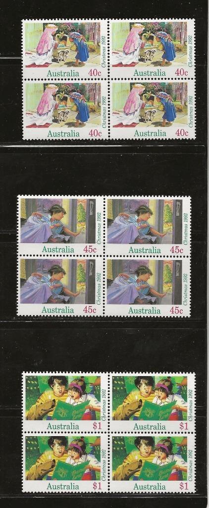 Australia - 19792 Mnh Christmas Blocks Of Four - R16
