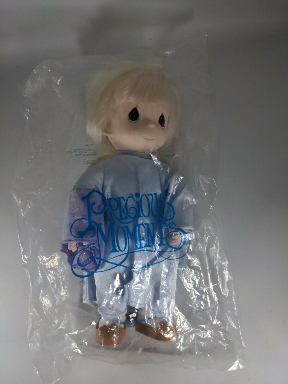 Vintage 1998 Precious Moments Timmy Angel Musical Doll - You Light Up My Life