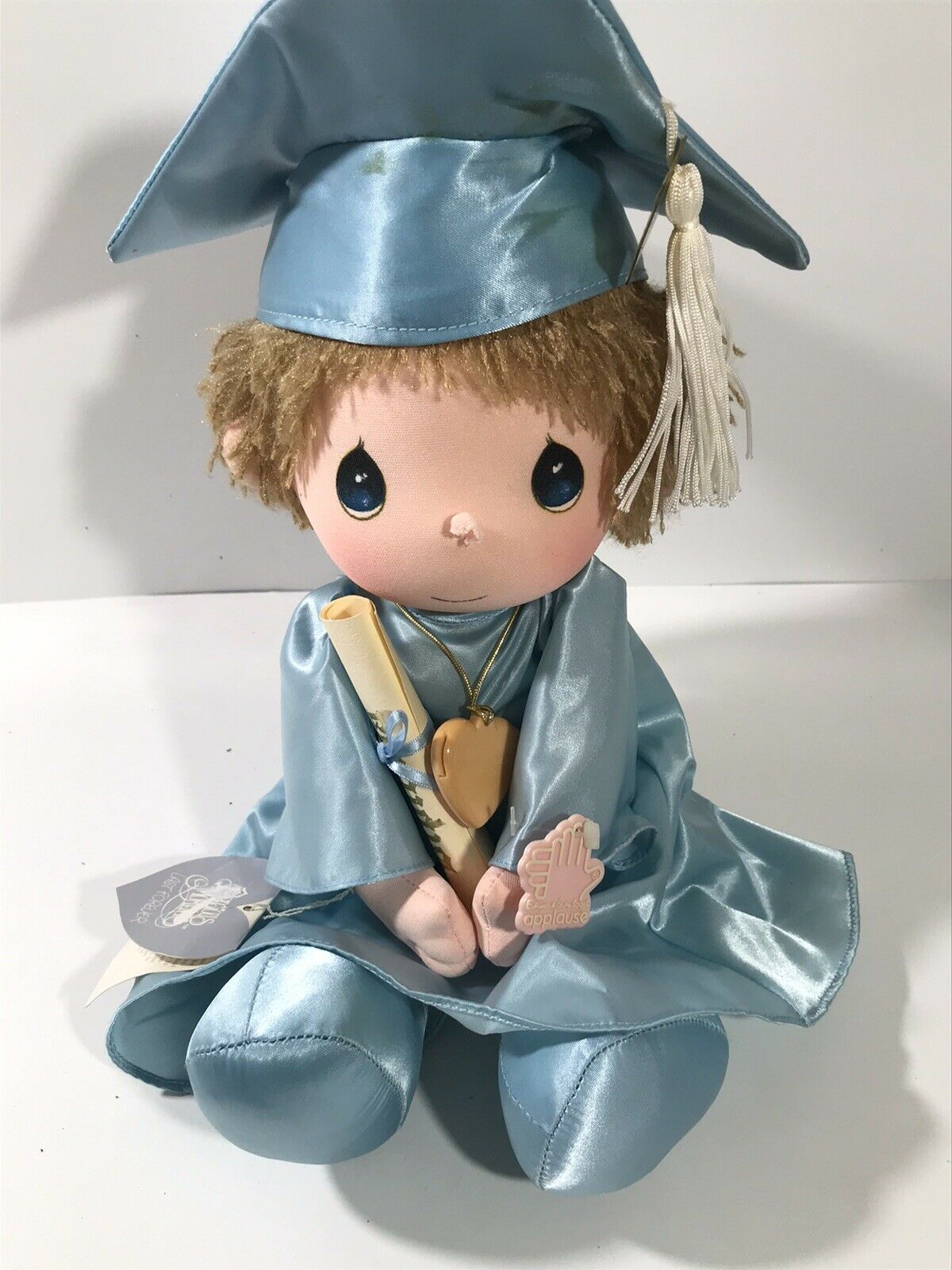 Precious Moments Graduation Boy Doll 'peter' With Tags No Stand (37)